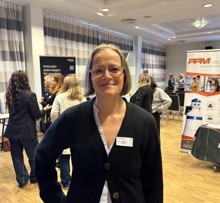 – Kommunesektoren skal ikke finne opp løsningene selv – det er derfor vi har leverandører, sier Marte Løvik, seniorrådgiver i NHO Trøndelag.